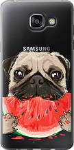 Чохол на Samsung Galaxy A5 (2016) A510F Мопс і кавун "4665u-158-851"
