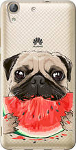 Чохол на Huawei Y6 II Мопс і кавун "4665u-338-851"