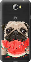 Чохол на Huawei Y5 II Мопс і кавун "4665u-496-851"