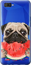 Чохол на Realme C2 Мопс і кавун "4665u-1852-851"