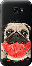 Чохол на Samsung Galaxy A5 (2017) Мопс і кавун "4665u-444-851"
