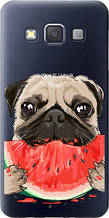 Чохол на Samsung Galaxy A3 A300H Мопс і кавун "4665u-72-851"