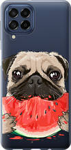 Чохол на Samsung Galaxy M53 M536B Мопс і кавун "4665u-2608-851"