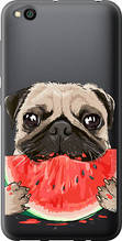 Чохол на Xiaomi Redmi Go Мопс і кавун "4665u-1667-851"