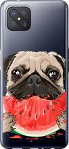 Чохол на Oppo Reno 4 Z Мопс і кавун "4665u-2278-851"