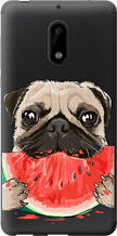Чохол на Nokia 6 Мопс і кавун "4665u-898-851"