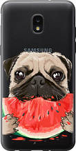 Чохол на Samsung Galaxy J7 2018 Мопс і кавун "4665u-1502-851"