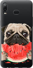 Чохол на Samsung Galaxy A6s Мопс і кавун "4665u-1604-851"