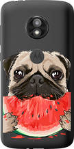 Чохол на Motorola Moto E5 Play Мопс і кавун "4665u-1429-851"