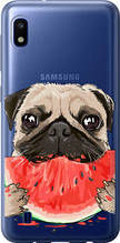 Чохол на Samsung Galaxy A10 2019 A105F Мопс і кавун "4665u-1671-851"