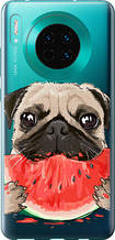 Чохол на Huawei Mate 30 Мопс і кавун "4665u-1773-851"