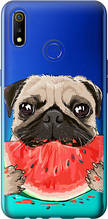 Чохол на Realme 3 Мопс і кавун "4665u-1869-851"