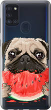 Чохол на Samsung Galaxy A21s A217F Мопс і кавун "4665u-1943-851"