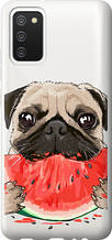 Чохол на Samsung Galaxy A02s A025F Мопс і кавун "4665u-2203-851"
