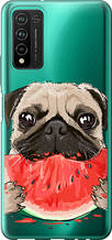 Чохол на Huawei Honor 10X Lite Мопс і кавун "4665u-2198-851"