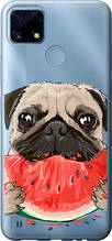 Чохол на Realme C21 Мопс і кавун "4665u-2321-851"