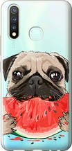 Чохол на Vivo Y19 Мопс і кавун "4665u-630-851"