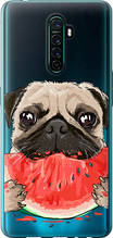 Чохол на Oppo Reno Ace Мопс і кавун "4665u-1964-851"