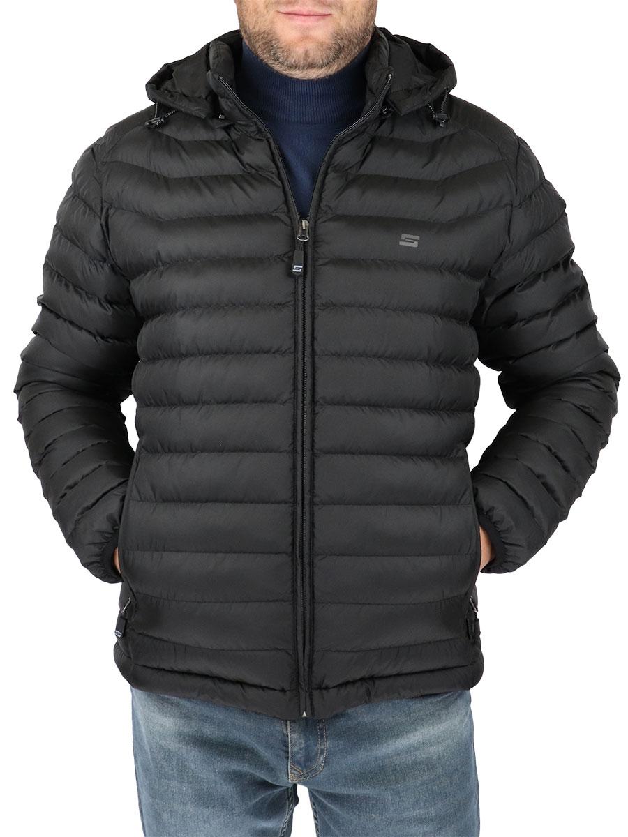 Чоловіча чорна куртка Santoryo WK 8409 C-Siyan, фото 1