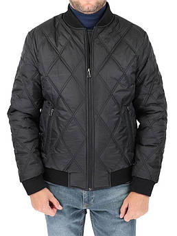 Демісезонна коротка чорна куртка Santoryo WK 2331 C-Siyan