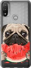 Чохол на Motorola E20 Мопс і кавун "4665u-2509-851"