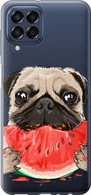 Чохол на Samsung Galaxy M33 M336B Мопс і кавун "4665u-2633-851"