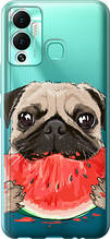 Чохол на Infinix Hot 12 Play Мопс і кавун "4665u-2759-851"