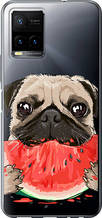 Чохол на Vivo Y33s Мопс і кавун "4665u-2643-851"