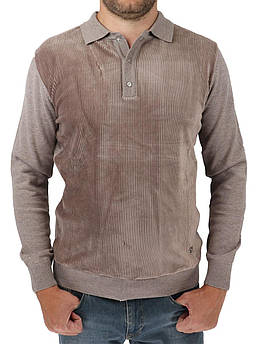 Чоловічий светр Marcello MR-2444 Toprak з коміром поло