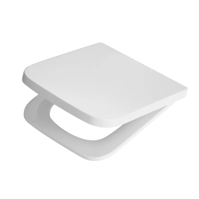 Сидіння-кришка для унітаза Mixxus Premium SEAT COVER QUADRO-2005 430х345х30mm дюропласт (MP6688), фото 1