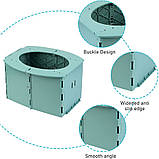 Дитячий складаний дорожній горщик ЗЕЛЕНИЙ, фото 6