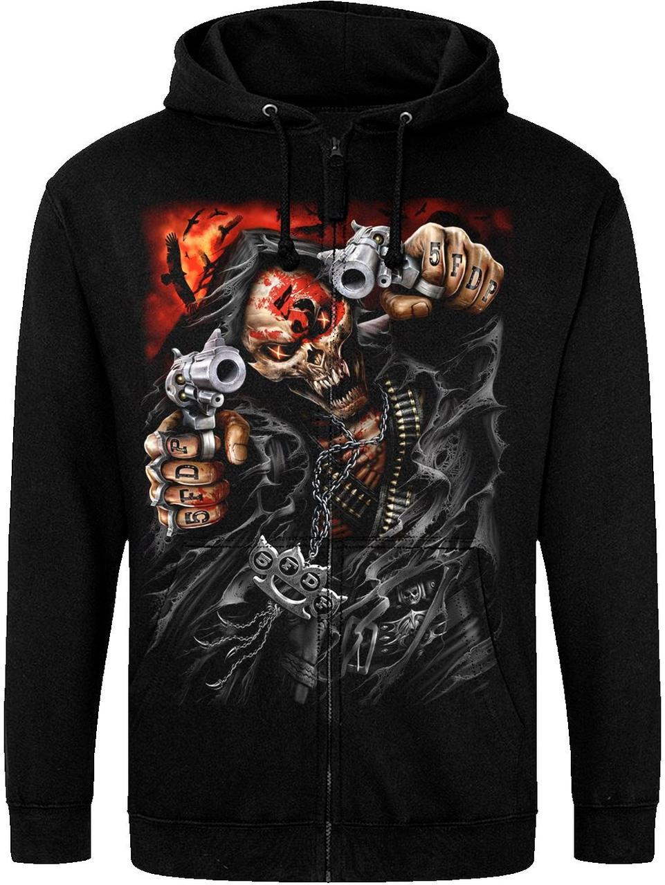 Худі на блискавці Just Hoods - Five Finger Death Punch "And Justice for None", Розмір M, фото 1