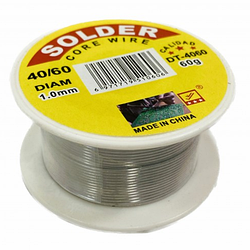 Припій Олово для паяння SOLDER 1мм, 60г.