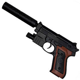 Дитячий іграшковий пістолет на кульках Bambi 238-3 зі світлом, Toyman