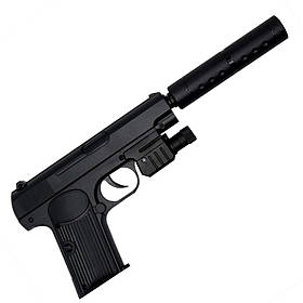 Дитячий іграшковий пістолет на кульках Bambi 733-3 зі світлом, Toyman