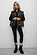 Жилет жіночий демісезонний екошкіра, колір чорний, 257R98-2, фото 2