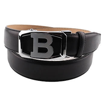Чорний класичний ремінь Bond BB 060-1 для чоловіків
