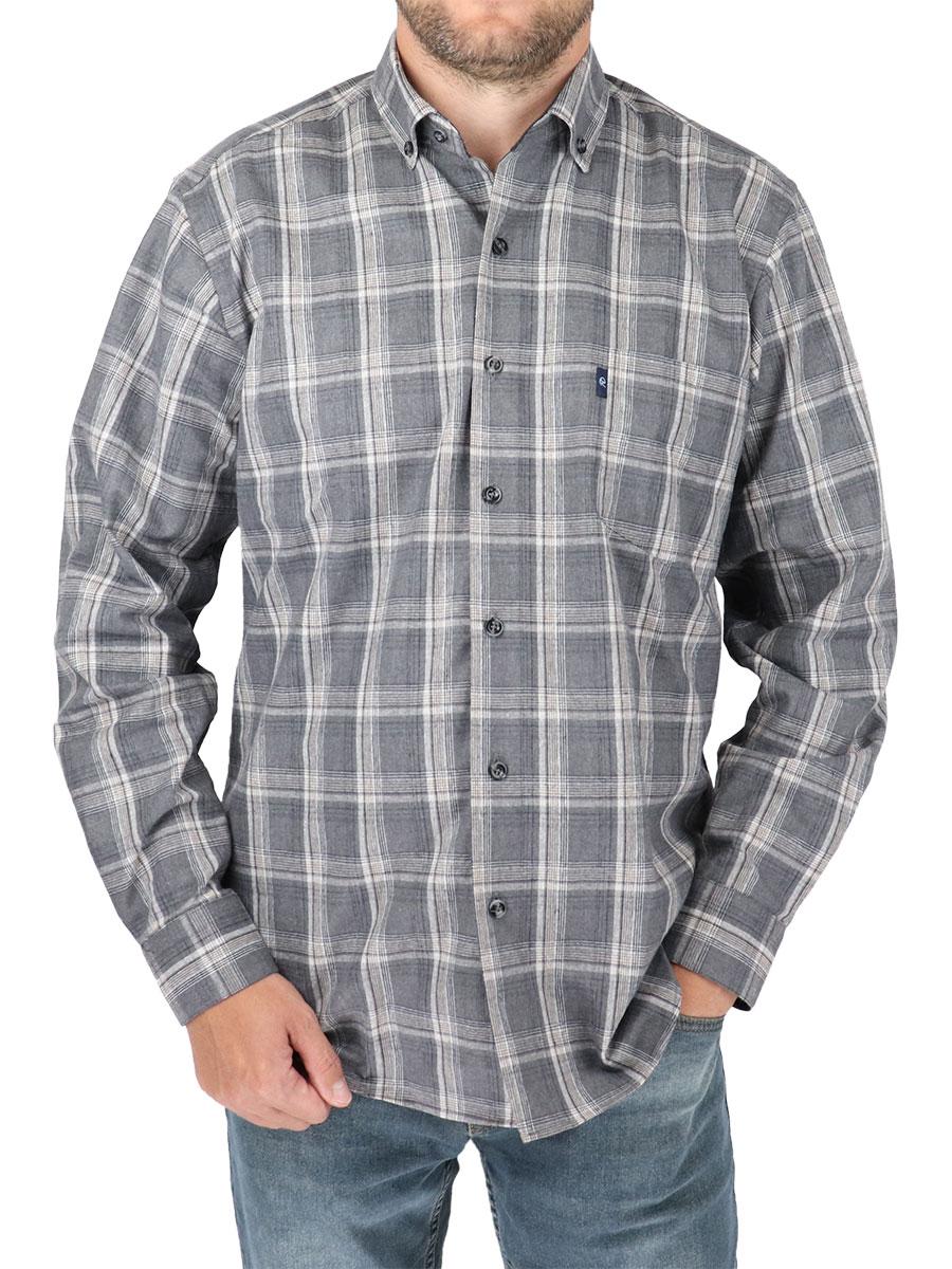 Сіра сорочка чоловіча Negredo 3000-H#409, фото 1