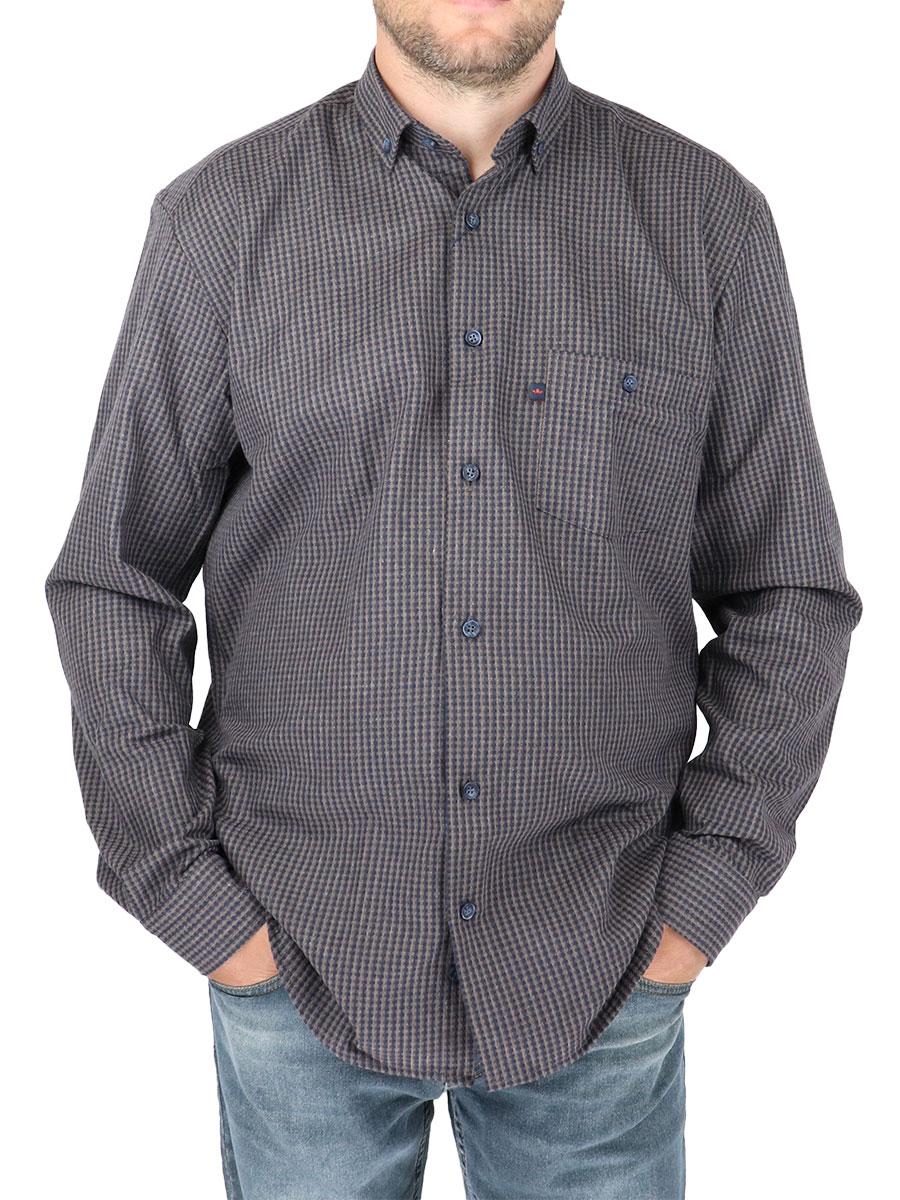 Турецька тепла сорочка чоловіча Desibel NR-1050 C-1064, фото 1