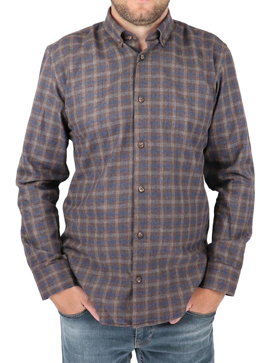 Чоловіча сорочка коричневого кольору Desibel NR-1050 C-1028, фото 1