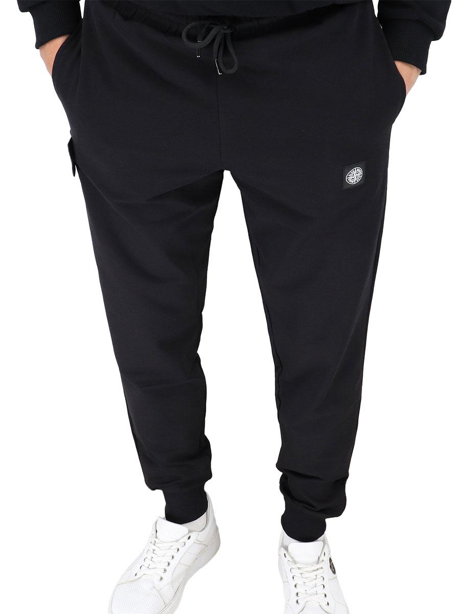 Турецькі спротивні штани на манжеті Aldo Moro A-2237 Black, фото 1