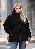 Зимова Куртка Жіноча Стаф Чорна З Теплою Підкладкою Staff Rimx Black Shopingo