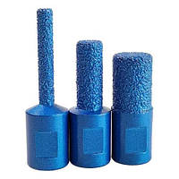 Оригінал! Набір алмазних фрез 6/10/15мм М10, шліфувальні насадки для керамограніту, камню - Вища Якість!