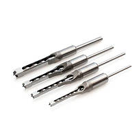 Оригінал! Набір свердл Уаттса 4шт 6.4-12.7мм, для квадратних отворів, по дереву - Вища Якість!