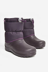 Дутики дитячі на хутрі фіолетового кольору 207387P