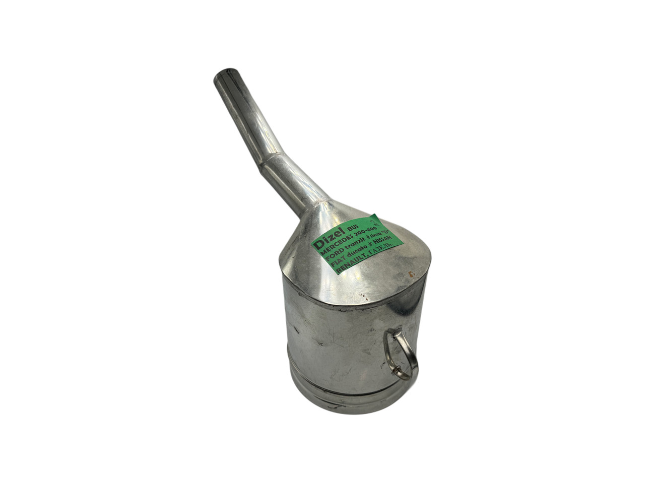 Лійка для палива Дизель BUS Mersedes D200-400 Ford Transit метал гнутий носик з латунною сіткою (Д-3) kL., фото 1