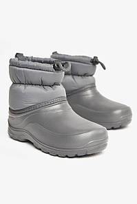 Дутики дитячі на хутрі сірого кольору 207392P