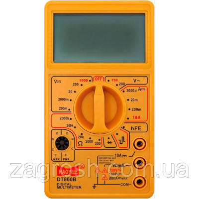 Promo Ціна! Цифровий мультиметр HAOYUE DT-860D, щупи, Box (HAOYUE DT-860D) - тільки на ZaGrosh.com.ua, фото 1