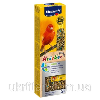 Оригінал! Ласощі для птахів Vitakraft для канарок в період линьки 60 г (4008239212214) - Вища Якість!, фото 1