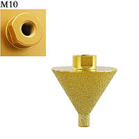 Оригінал! Фреза алмазна конусна 9-38мм M10 по кераміці граніту для дриля - Вища Якість!